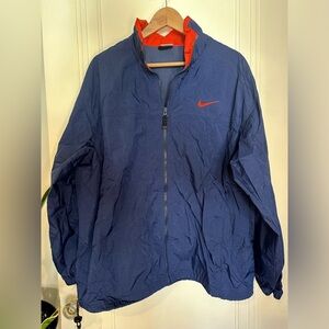 Vintage NIKE Blue Mens Jacket XL RN# 56323 CA# 05553 Windbreaker Full Zip